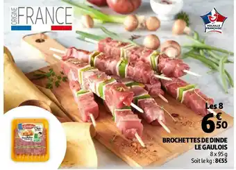 Auchan BROCHETTES DE DINDE offre