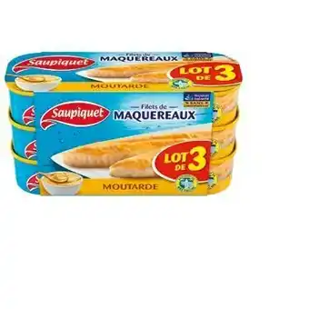 Auchan FILETS DE MAQUEREAUX À LA MOUTARDE offre