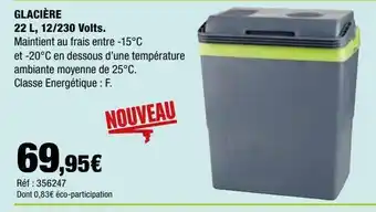 Autobacs Glacière 22l , 12/230 volts. offre