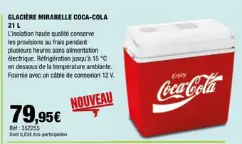 Autobacs Glaciere mirabelle coca-cola offre