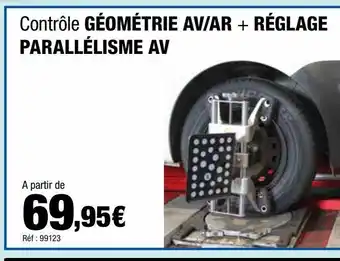 Autobacs Geometrie av/ar + reglage parallelisme av offre