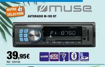 Autobacs Autoradio m-195 bt offre