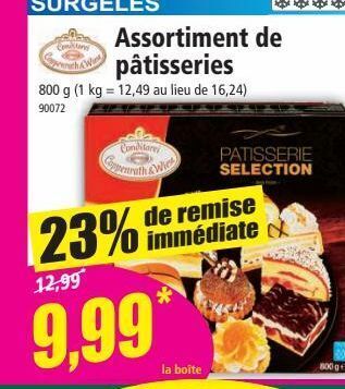 Norma Assortiment de pâtisseries offre