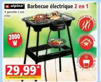 Barbecue electrique 2 en 1