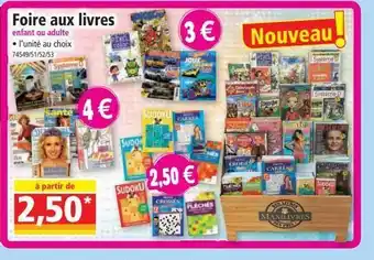 Norma Foire aux livres offre