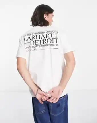 Carhartt wip - undisputed - t-shirt - blanc