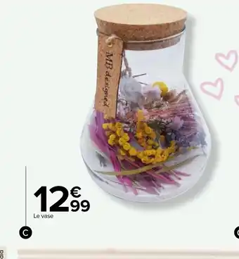 Carrefour c./ Vase de fleurs séchées offre