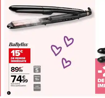 Carrefour C./Lisseur vapeur offre