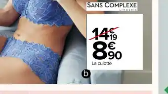 Carrefour b./Culotte " Arum" offre