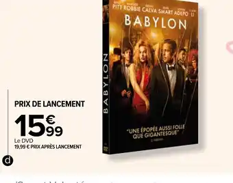 Carrefour d./DVD "Babylon" offre