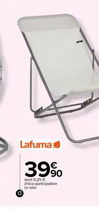 Carrefour d./8 Fauteuil Relax offre
