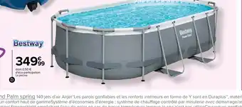 Carrefour b./Piscine tubulaire ovale offre