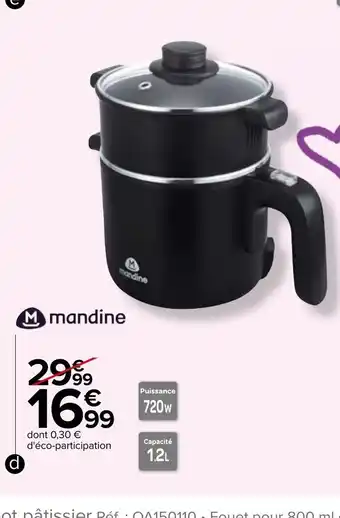 Carrefour Cuiseur vapeur offre