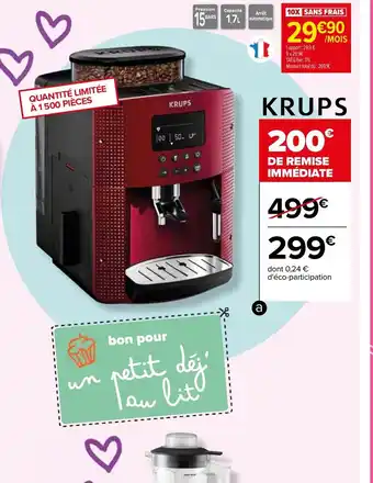 Carrefour a./Expresso broyeur offre