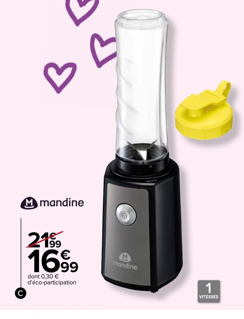 Promo d./Blender chez Carrefour
