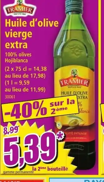 Norma Huile d'olive vierge extra offre