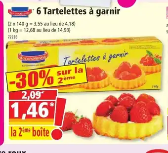 Norma 6 Tartelettes à garnir offre