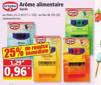 Norma Arôme alimentaire liquide offre