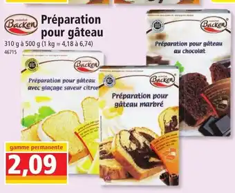 Norma Préparation pour gâteau offre