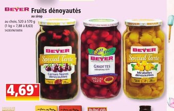 Norma BEYER Fruits dénoyautés offre