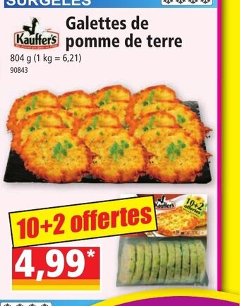 Norma Galettes de pomme de terre offre