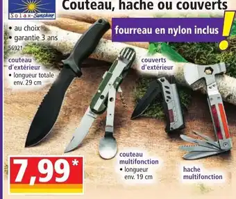 Norma Couteau, hache ou couverts offre