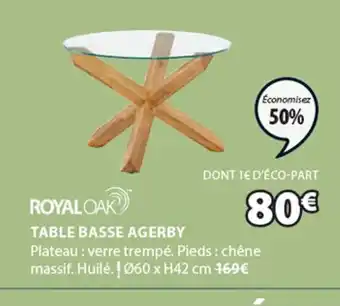 JYSK TABLE BASSE AGERBY offre