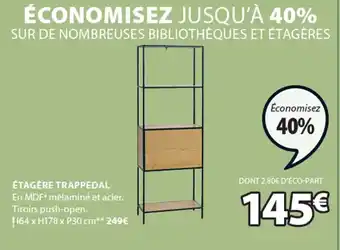 JYSK ÉTAGÈRE TRAPPEDAL offre