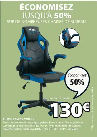 JYSK CHAISE GAMING VOJENS offre