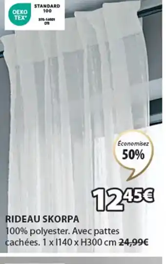 JYSK RIDEAU SKORPA offre