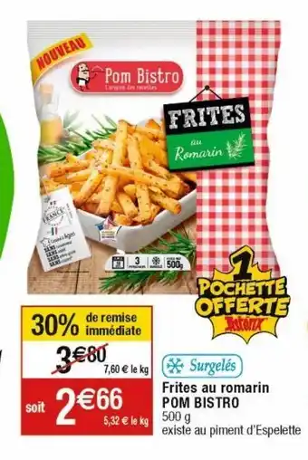 Cora x Carrefour Frites surgelées offre