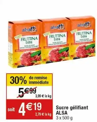 Cora x Carrefour Sucre alsa offre