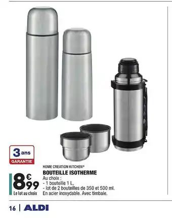 ALDI Bouteille Isotherme 1L offre