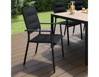 Brico Dépôt Blooma fauteuil aluminium asara offre