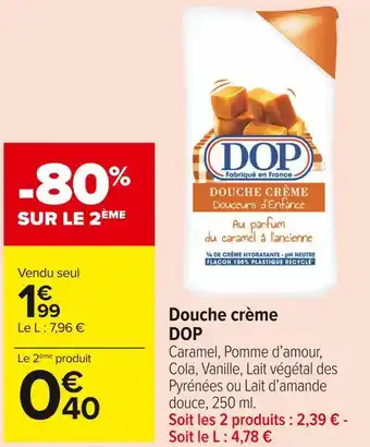 Carrefour Market Dop douche crème offre