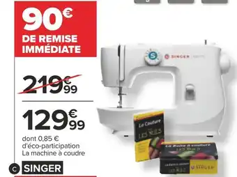 Carrefour Singer machine à coudre offre
