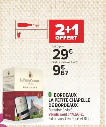 Carrefour La petite chapelle de bordeaux bordeaux offre