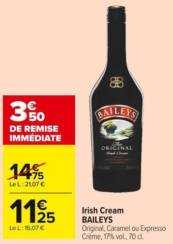 Carrefour Market Baileys irish cream offre