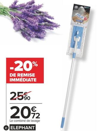 Carrefour Elephant combiné de lavage maxiplan offre