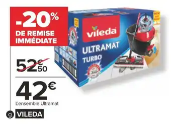 Carrefour Vileda ultramat turbo offre