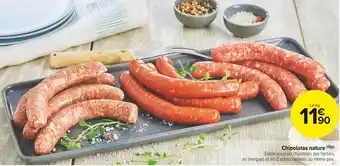 Carrefour Market Chipolatas nature offre