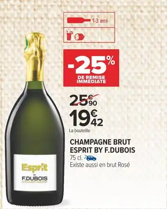 Carrefour F.dubois champagne brut esprit offre