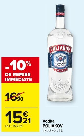 Carrefour Market Poliakov vodka offre
