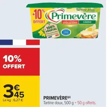 Carrefour Primevère primevère offre