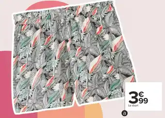 Carrefour Short femme offre