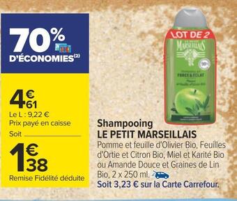 Le petit marseillais shampooing