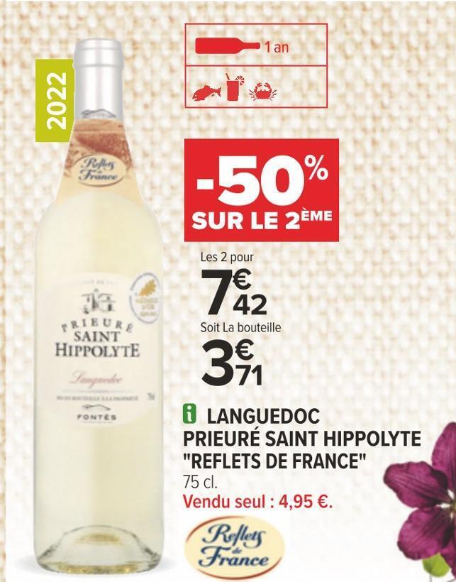 Carrefour Reflets de france / saint hippolyte languedoc prieuré offre