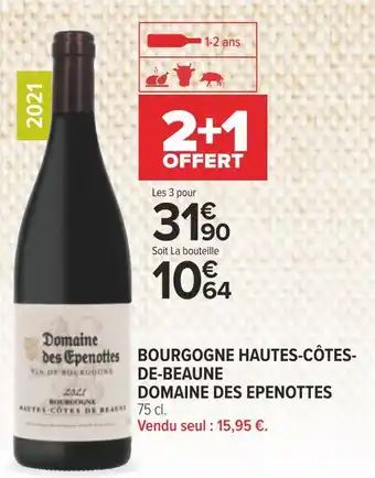 Domaine des epenottes bourgogne hautes-cĂŽtes de-beaune 2021