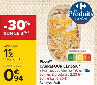 Carrefour Carrefour classic' pizza offre