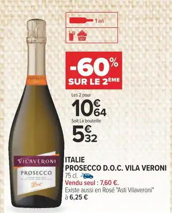 Italie prosecco d.o.c.